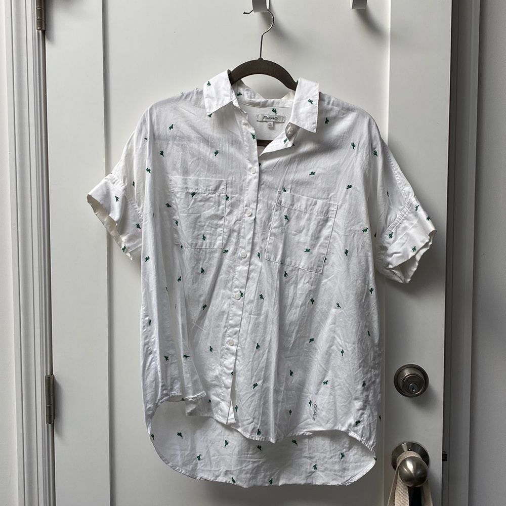 Madewell cactus shirt